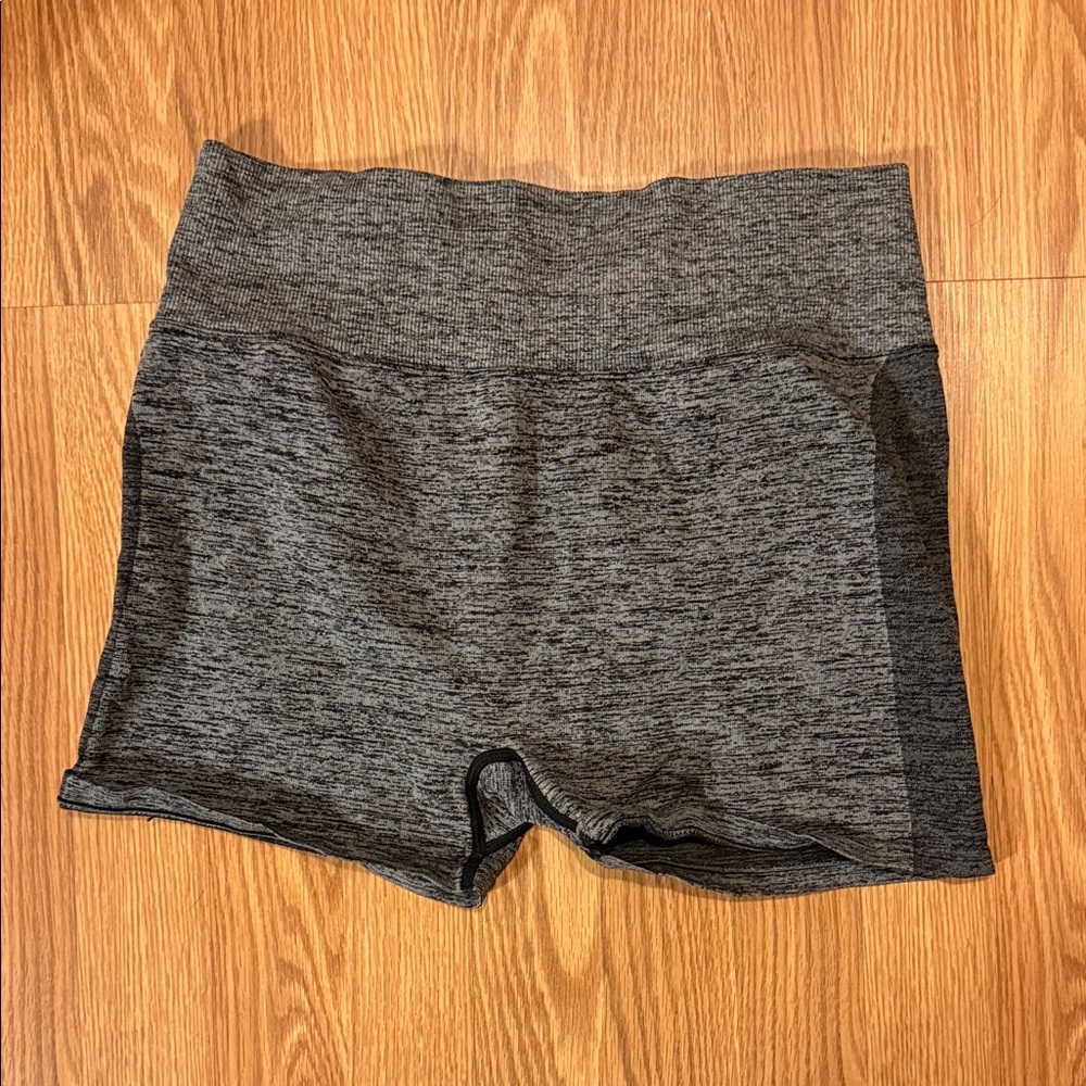 PINK Victoria's Secret Heathered Gray High-Waist Bike Shorts